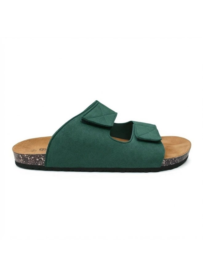 Stylish men's slippers with a modern and comfortable design – genuine leather and non-slip orthopedic sole, available in various sizes and colors. - Image 3